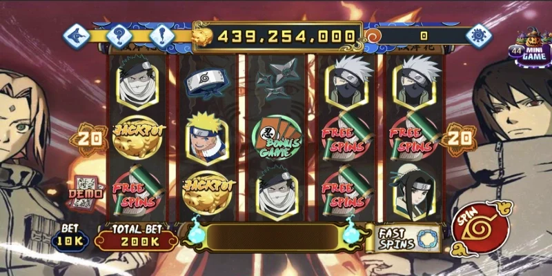 Hướng dẫn cách chơi cơ bản khi tham gia naruto slots